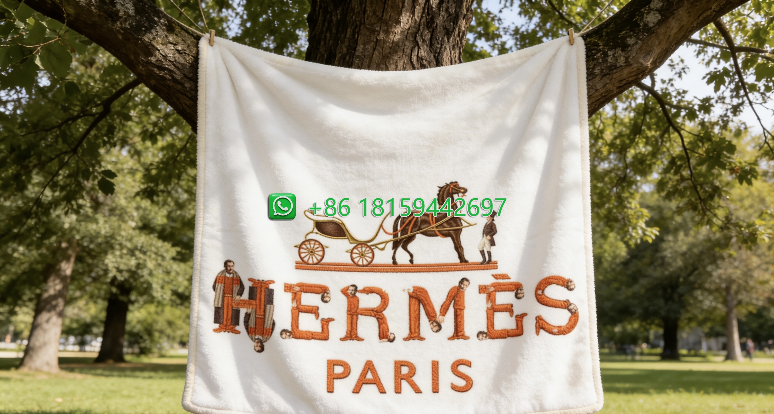 Hermes Throw Blankets
